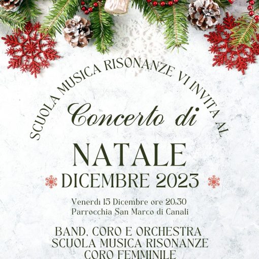 Scuola Musica Risonanze Concerto Natale 2023