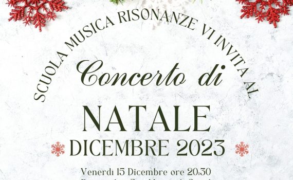 Scuola Musica Risonanze Concerto Natale 2023