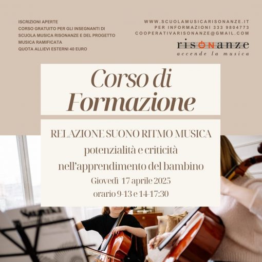 corso formazione suono musica