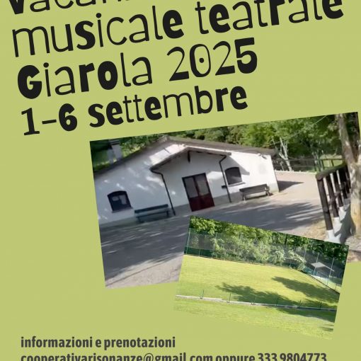 vacanza teatro musica 2025