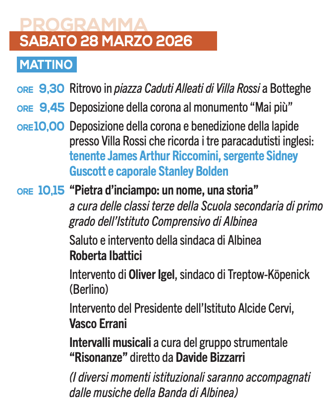 programma rievocazione
