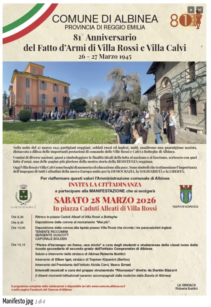 rievocazione fatti armi villa rossi